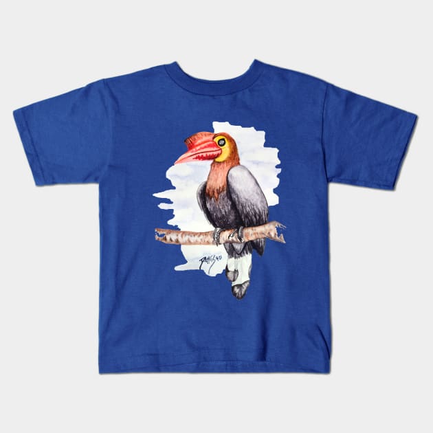 Walden's Hornbill Kids T-Shirt by ptowndanig